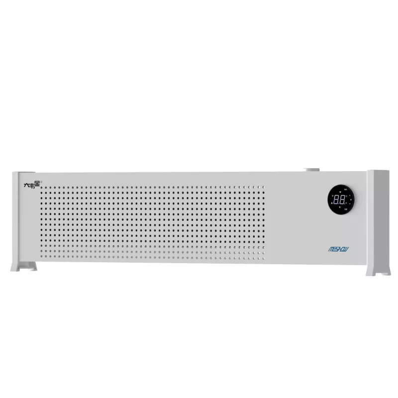 Aquecedor elétrico de rodapé de grafeno branco de 2200W