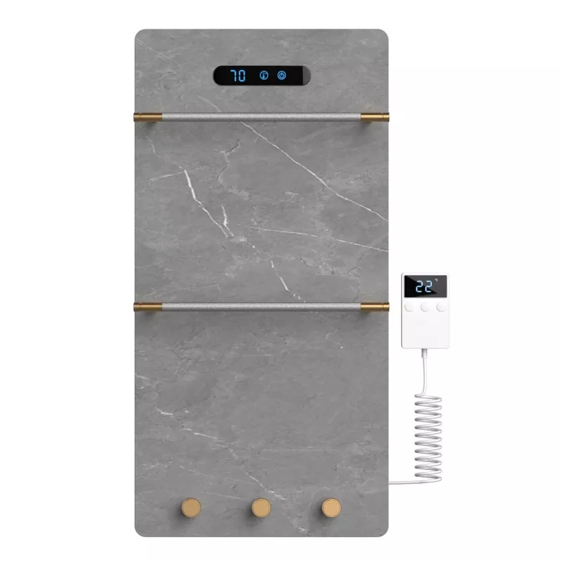 Gray grafene Rock Towel Rack