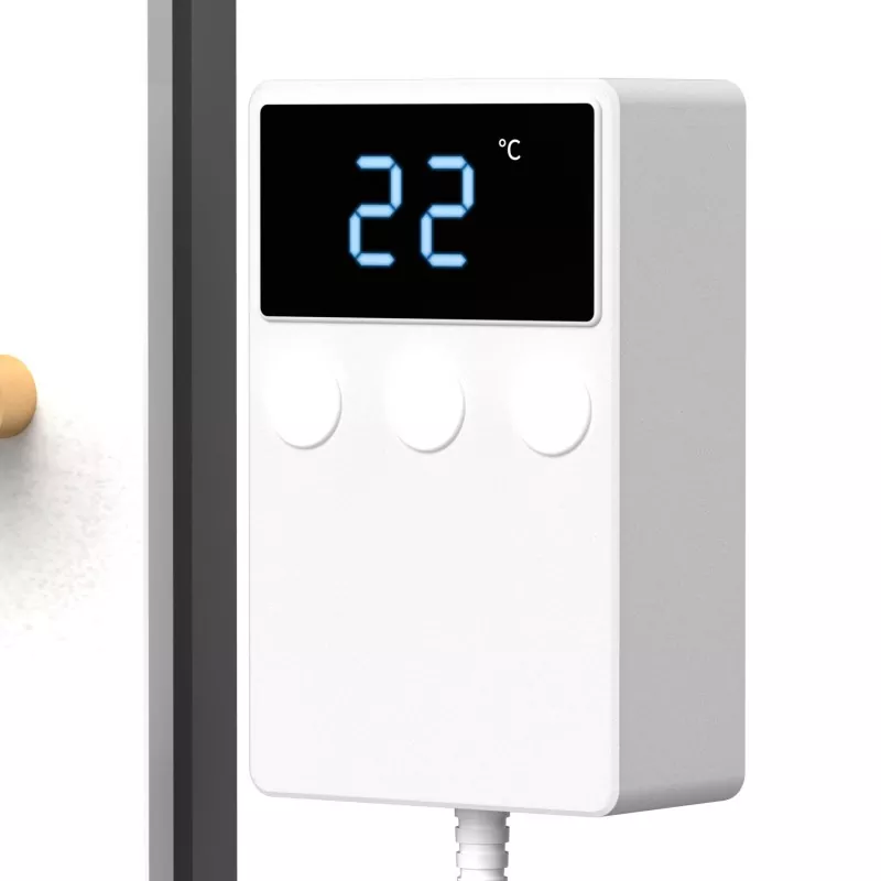 Rack de toalha de rocha de grafeno branco