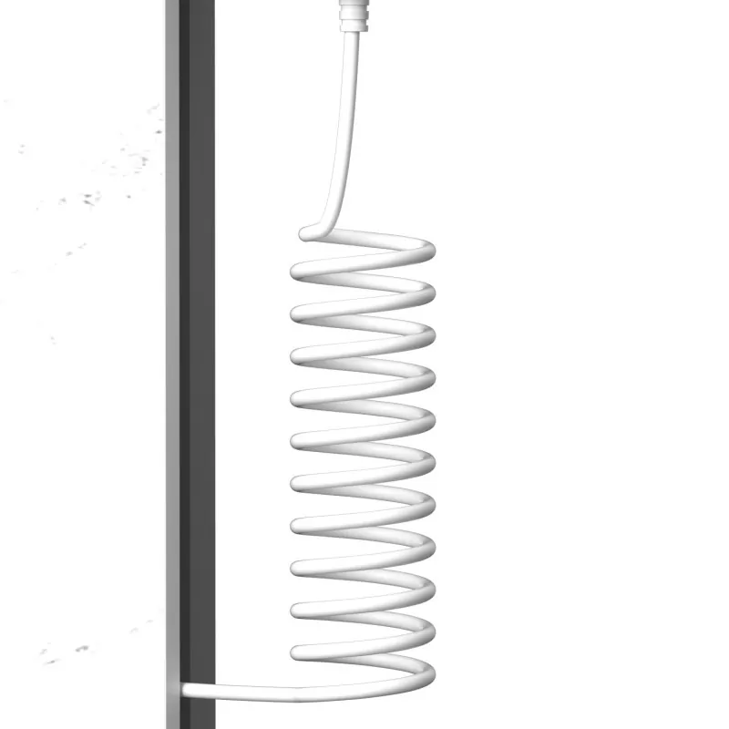 Rack de toalha de rocha de grafeno branco